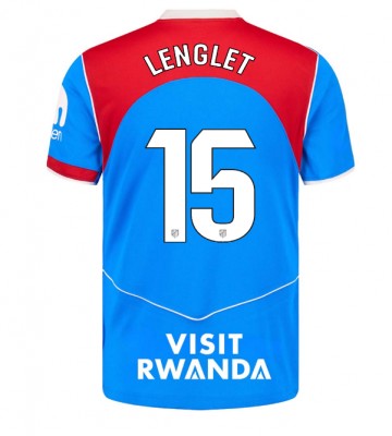 Atletico Madrid Clement Lenglet #15 Tredjetrøje 2025-26 Kortærmet